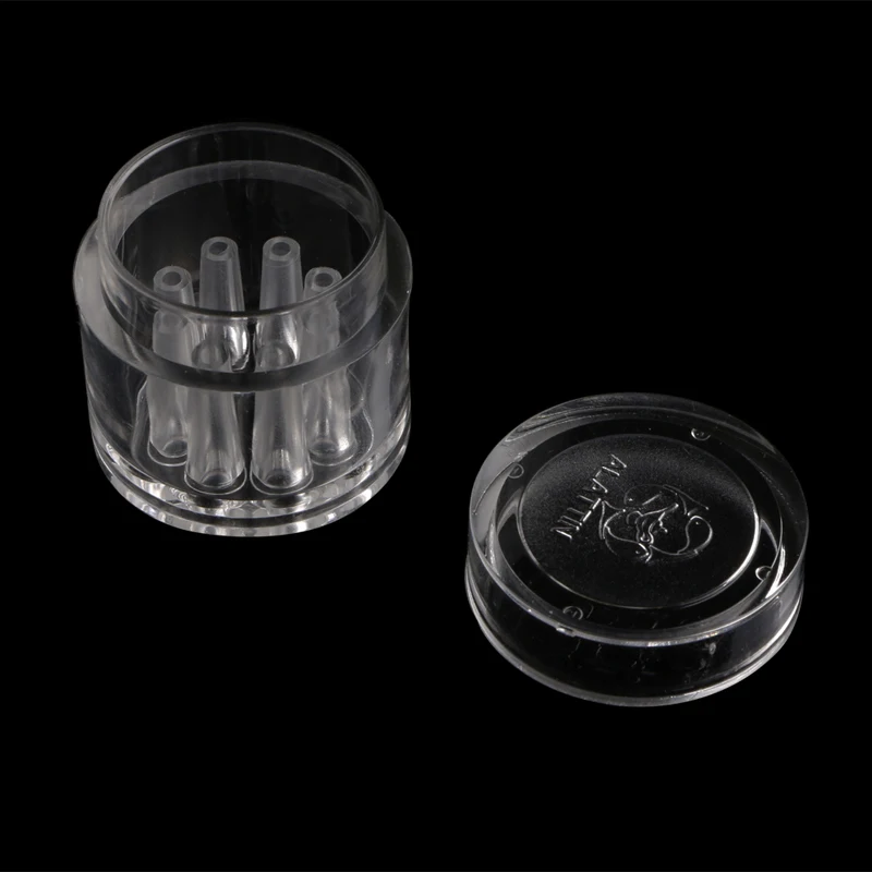 Leech-Trap for Aquarium 8 Holes Transparent Acrylic Mini Can Planaria Trap Leeches Catcher for Crystal Red Shrimp Tanks