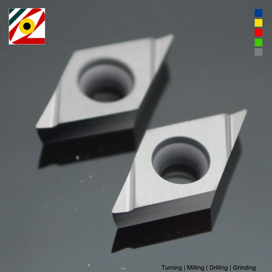 EDGEV-inserto de Cermet DCGT070202 DCGT070204 DCGT11T302 DCGT11T304 R L DCGT11T304R -S herramientas de torneado de corte de acero, TN60