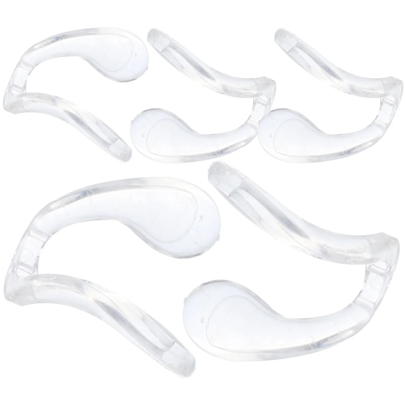 

5Pcs Children's Saddle Nose Pads Silicone Soft Anti Slip Replacement Nose Piece for Eyeglasses Glasses Accessories