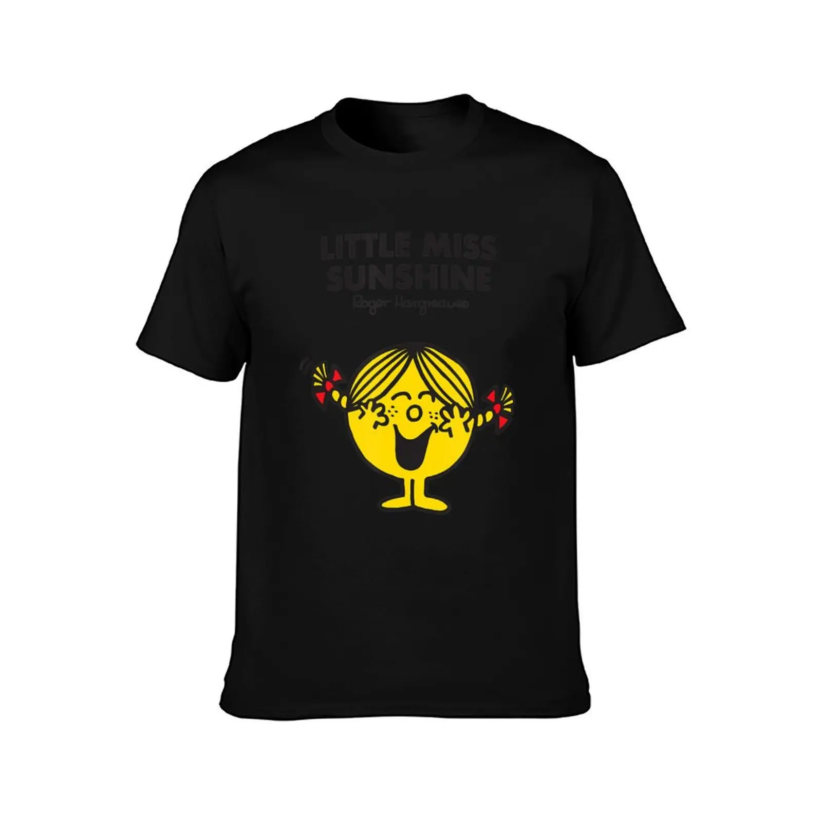 Mr. Men Little Miss Sunshine Happy Cute T-Shirt Athletic Quick Dry for Men T-Shirt