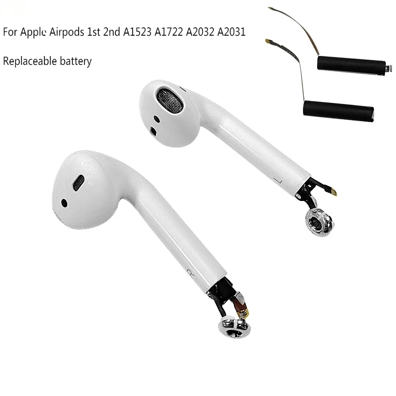 100% nowy 25mAh GOKY93mWhA1604 baterii dla Airpods 1st 2nd A1604 A1523 A1722 A2032 A2031 dla Air Pods 1 dla Air Pods 2 baterii