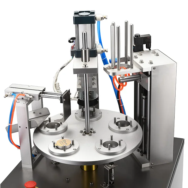 W pełni automatyczna maszyna do pakowania herbaty z azotem, zgrzewarka do puszek aluminiowych, pudełek papierowych, zgrzewarka obrotowa do plastikowych pudełek na tofu.