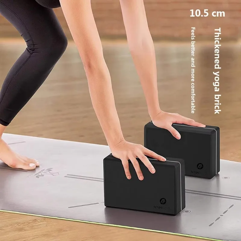 YTYINHigh-density EVA Yoga Brick/Block With Rounded Edge Right-Angle Edge Thickened Design For Dance Practice Auxiliary Support