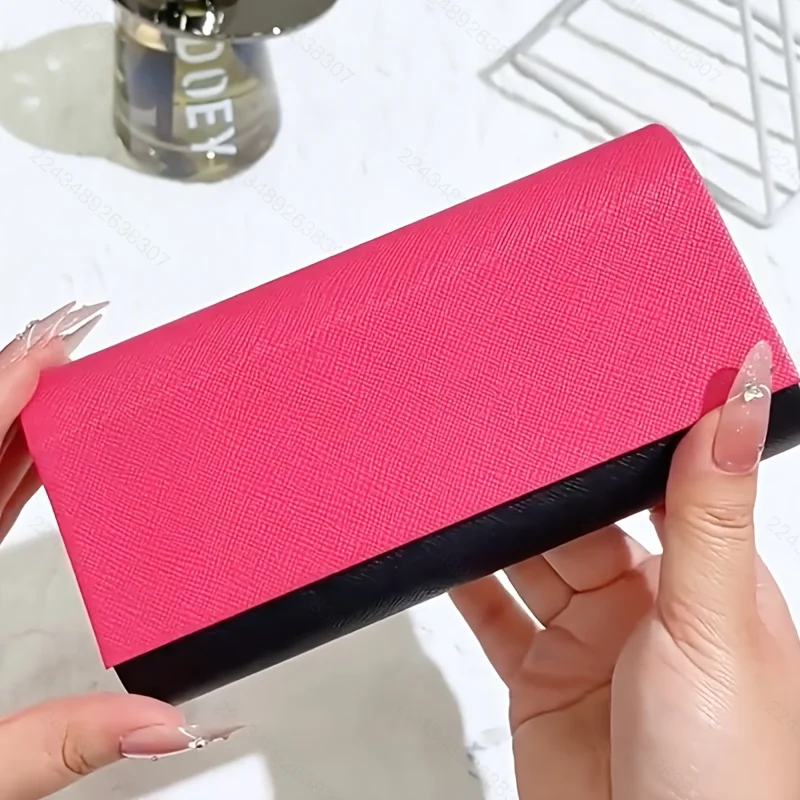Double-layer glasses storage box, anti-pressure large-capacity sunglasses storage bag