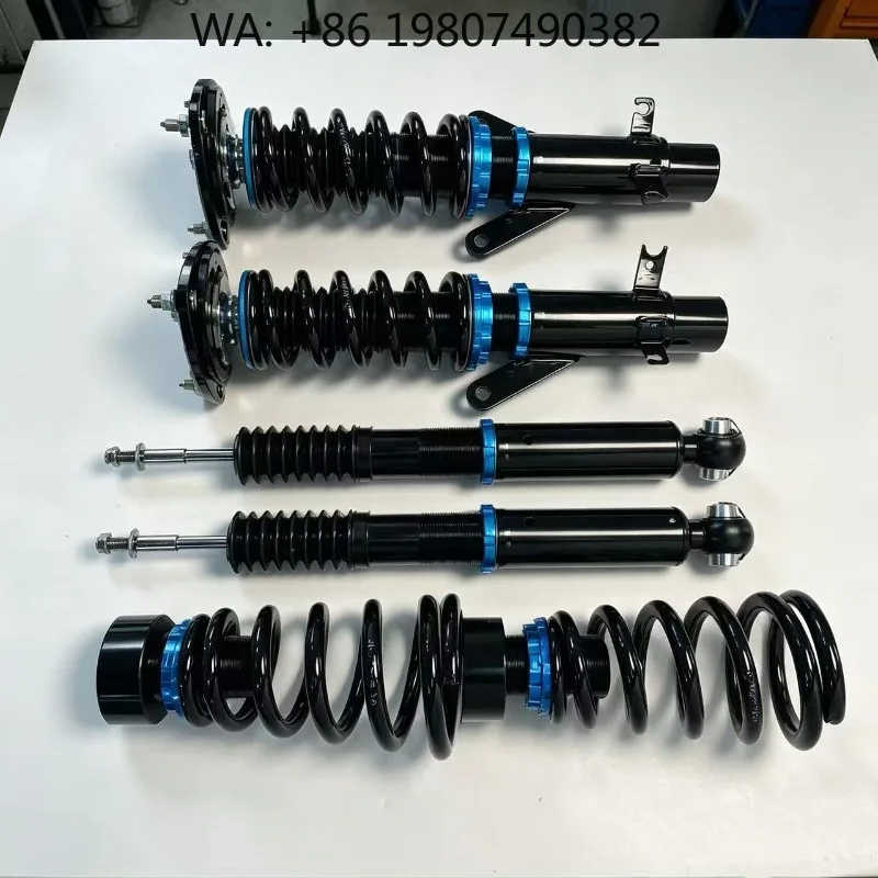 

Hatchback Modified Coilover Shock Absorbers, High Elastic Steel Springs, Damping Adjustable Urban Street Chassis Parts