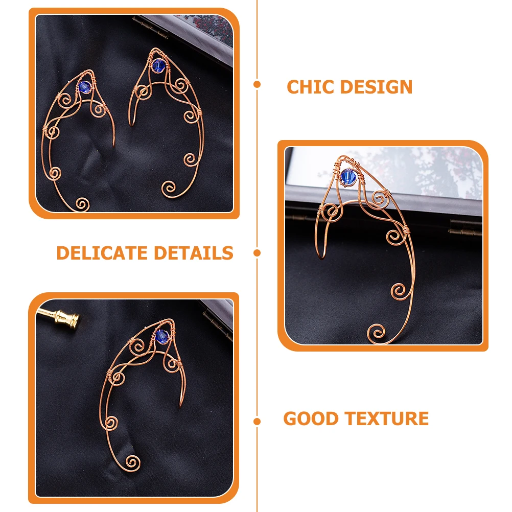 

Retro Earrings Earcuff for Women Unpierced Ears Fairy Jewelry Wrap Clip Cuffs Non Piercing