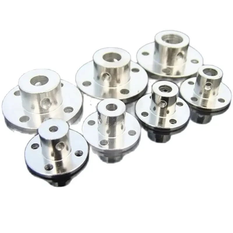 3/3.17/4/5/6/7/8/10/11/12/14mmmm Rigid Flange Coupling Motor Guide Shaft Coupler Motor Connector Shaft AxisBearing Fitting ланец