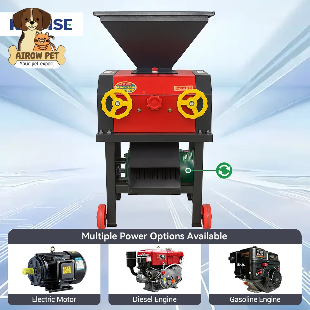AIROW 5000 Kg/h Grain Cracking Machine for Feed Mill Use Animal Feed Processing Equipment High Output Farm Machinery