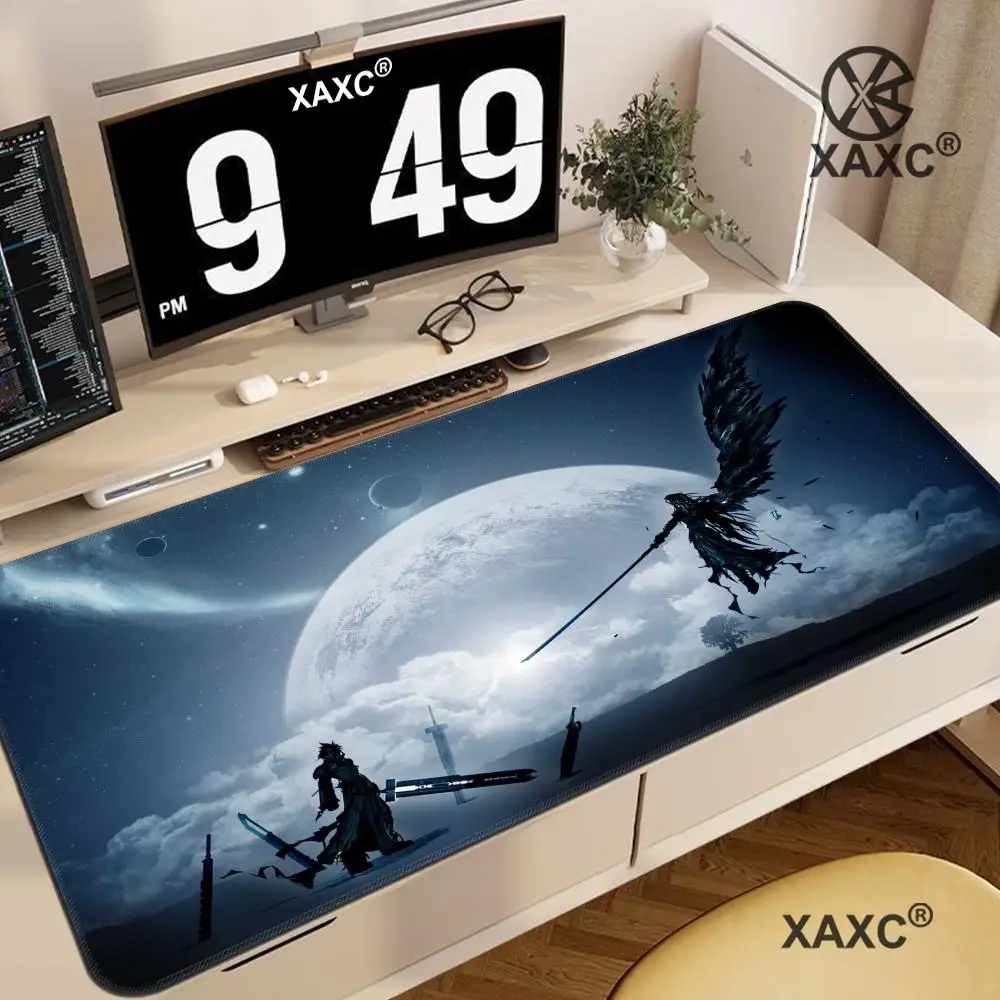 Final Fantasy VII Large Gaming Mouse Pad HD Computer Mousepad Gamer Laptop Mouse Mat Office Mausepad XXL Keyboard Mat Desk Pads