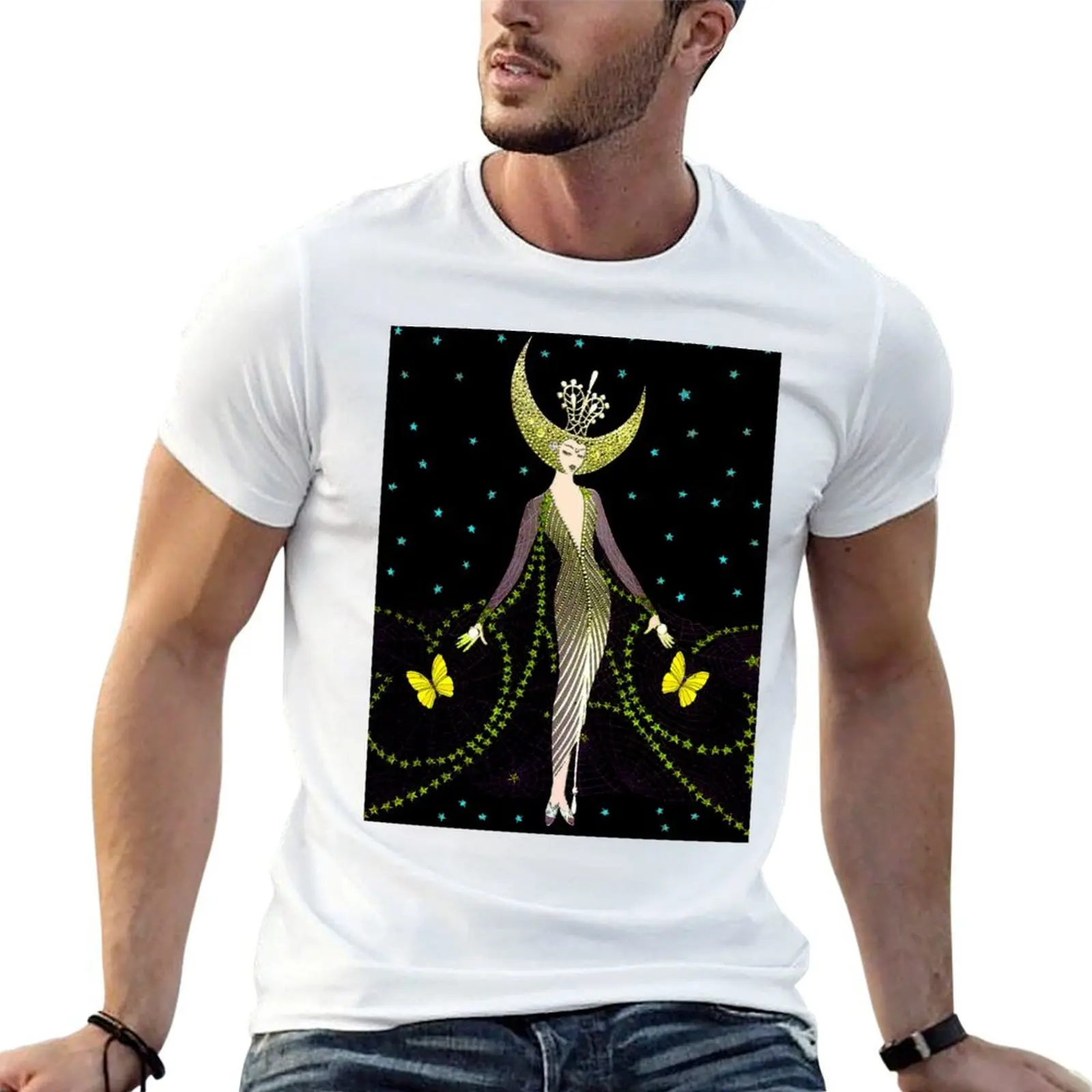 

BUTTERFLY PRINCESS : Vintage Pinup Print T-Shirt t shirts for man cotton t shirt man plain anime t shirts for man T-shirt