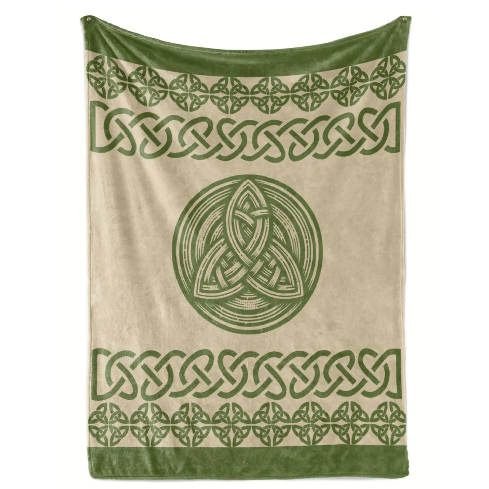 

Three-leaf clover pattern digital-printed polyester Bedroom velvet flannel soft sofa cover blanket Fleece soft cover blankets