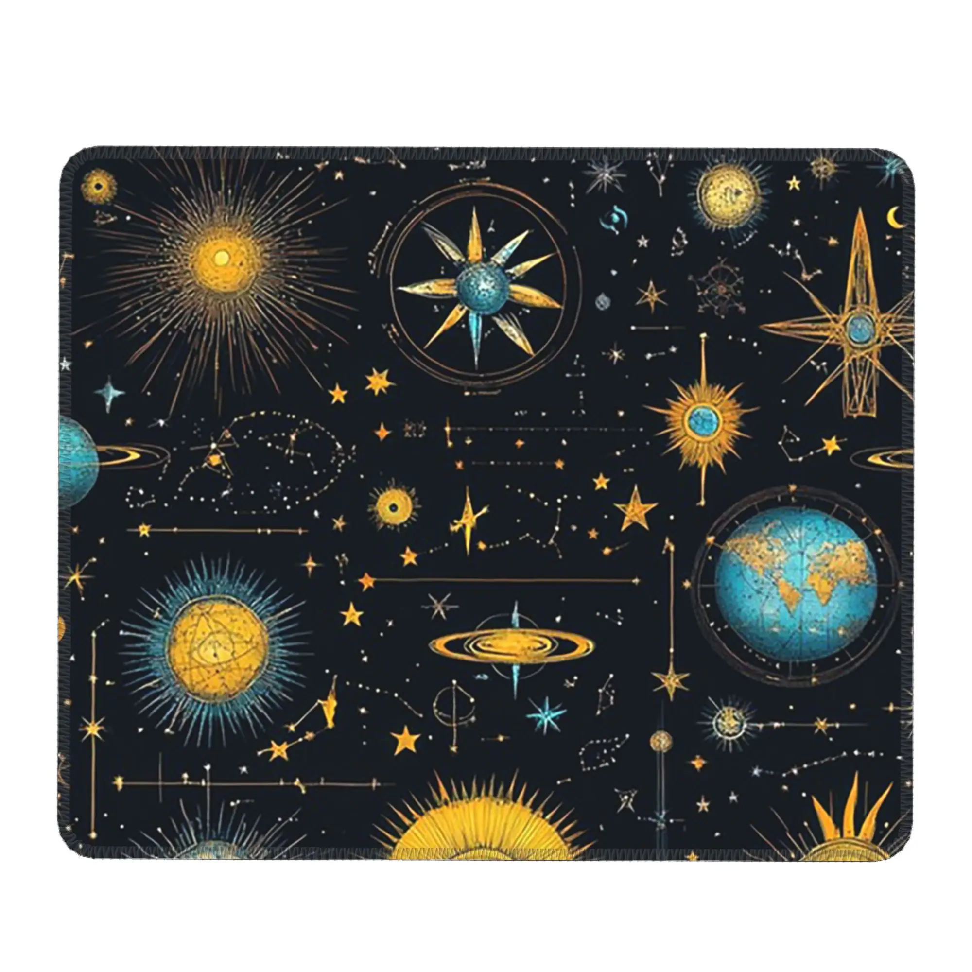 Cosmic Celestial Star Planet Galaxy Mouse Pad Computer Keyboard Mouse Mat Gamer PC Laptop Desk Mat Office Table Mats