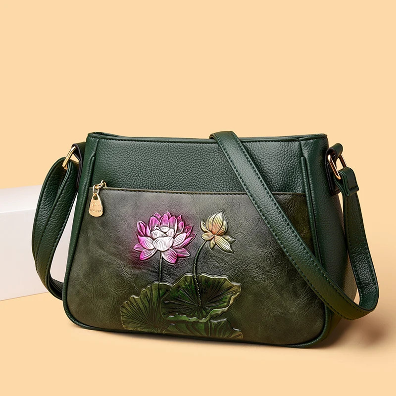 Ladies Luxury Brand Handbags Sac A Main Crossbody Bags for Women 2026 Leather Shoulder Bags Female Messenger Bag Soft Bag image 2
