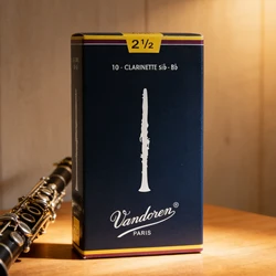 Original France Vandoren Traditional Bb Clarinet blue box Reeds Reed Clarinet Strength 2.0# 2.5 # 3.0# 3.5# Box of 10