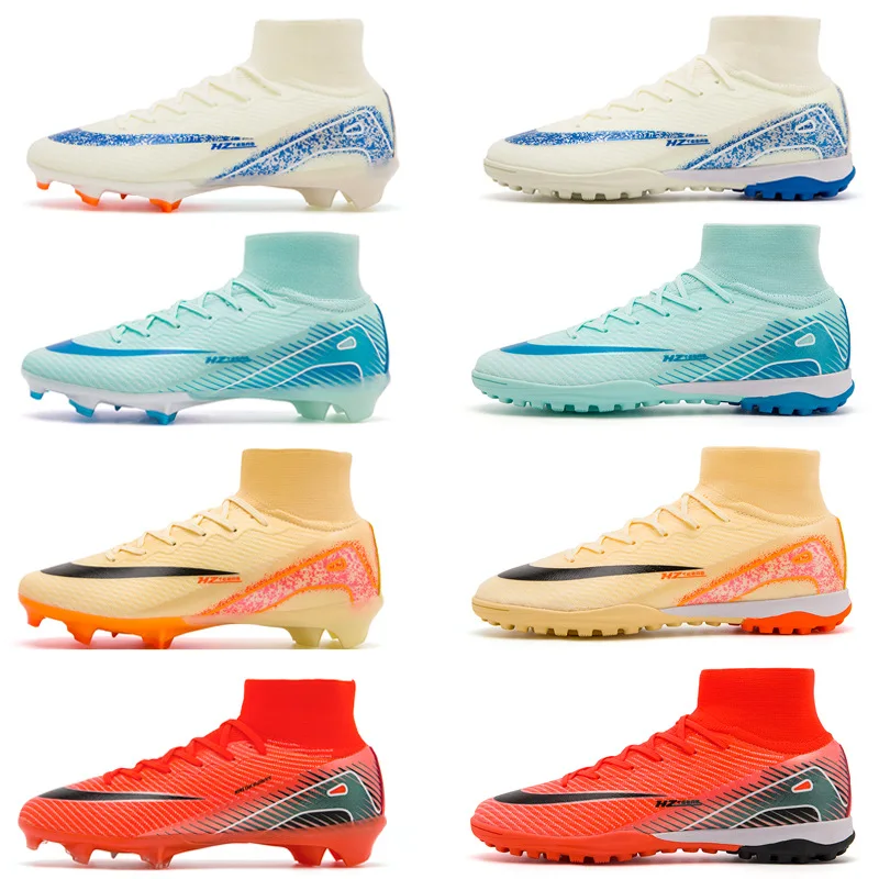 Fashion Pink Soccer Shoes Men Professional Lightweight Sock Men's Football Shoe Outdoor Non-slip Original Football Boot Sneakers
