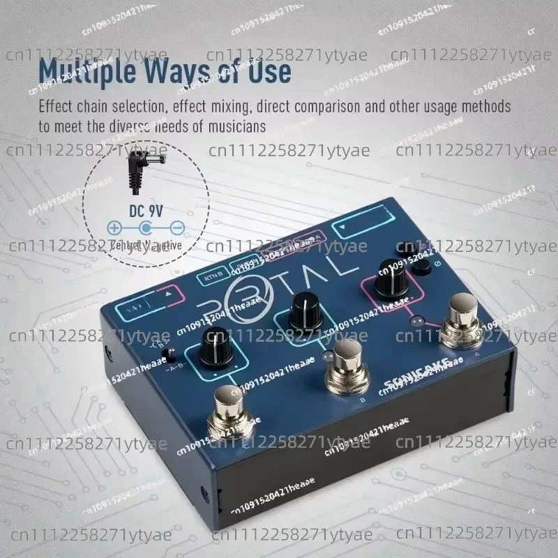 Suitable for electric guitar single effect device bass front-end analog delay reverberation digital modulation QDS