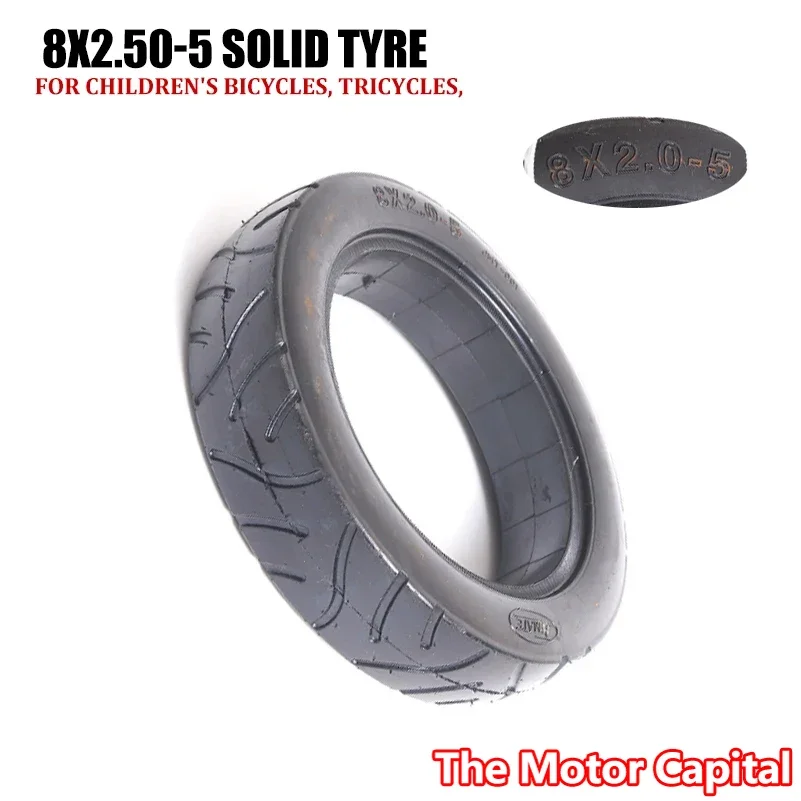 8x2.50-5 solid tires for children's bicycles tricycles scooters torsion bikes baby bike