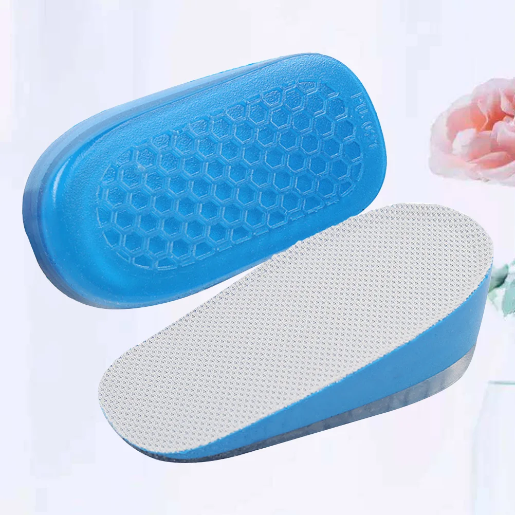 

1Pair Gel Cushioned Insoles Half Shoe Lift Pads for Height Boost Slip-Resistant Comfort Support Ideal Foot Care Insert Size S