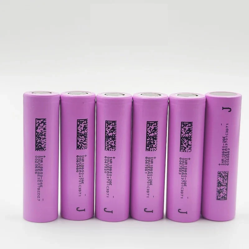 Original INR 26F18650B 3.7V High Capacity 2600mAh 18650 Flat Head High Current Rechargeable Lithium Battery