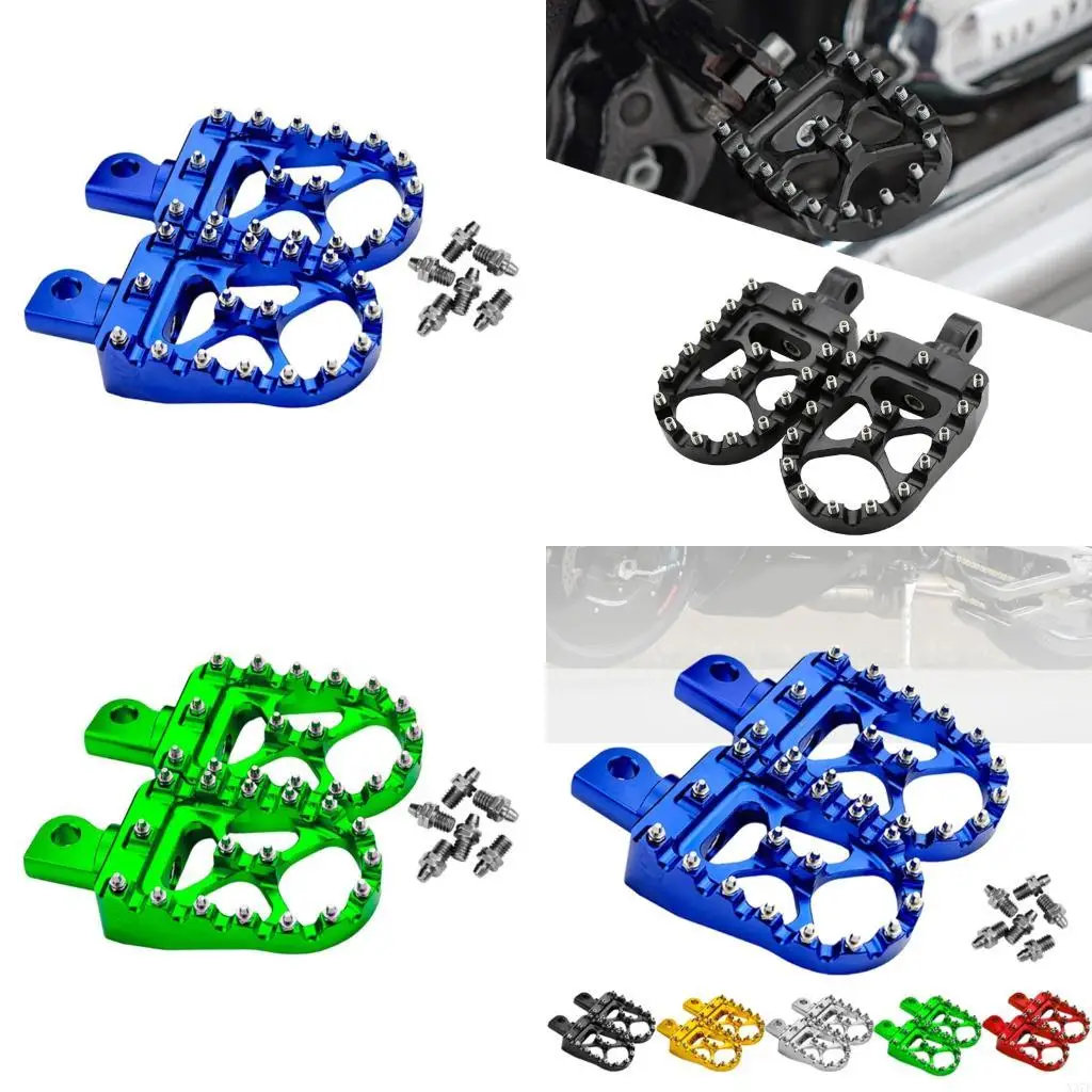 

Антислипные алюминиевые колышки для мотоциклов винтажная эстетическая конструкция легкая установка Многократная совместимость