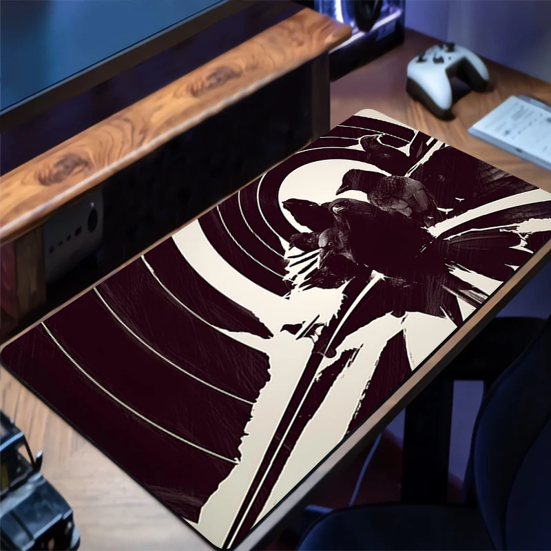 

Design Gaming Mouse Pad Anti-Slip Rubber Base Extended Crow Desk Mat For Gamer Exquisite Office Computer Accessories Mousepad