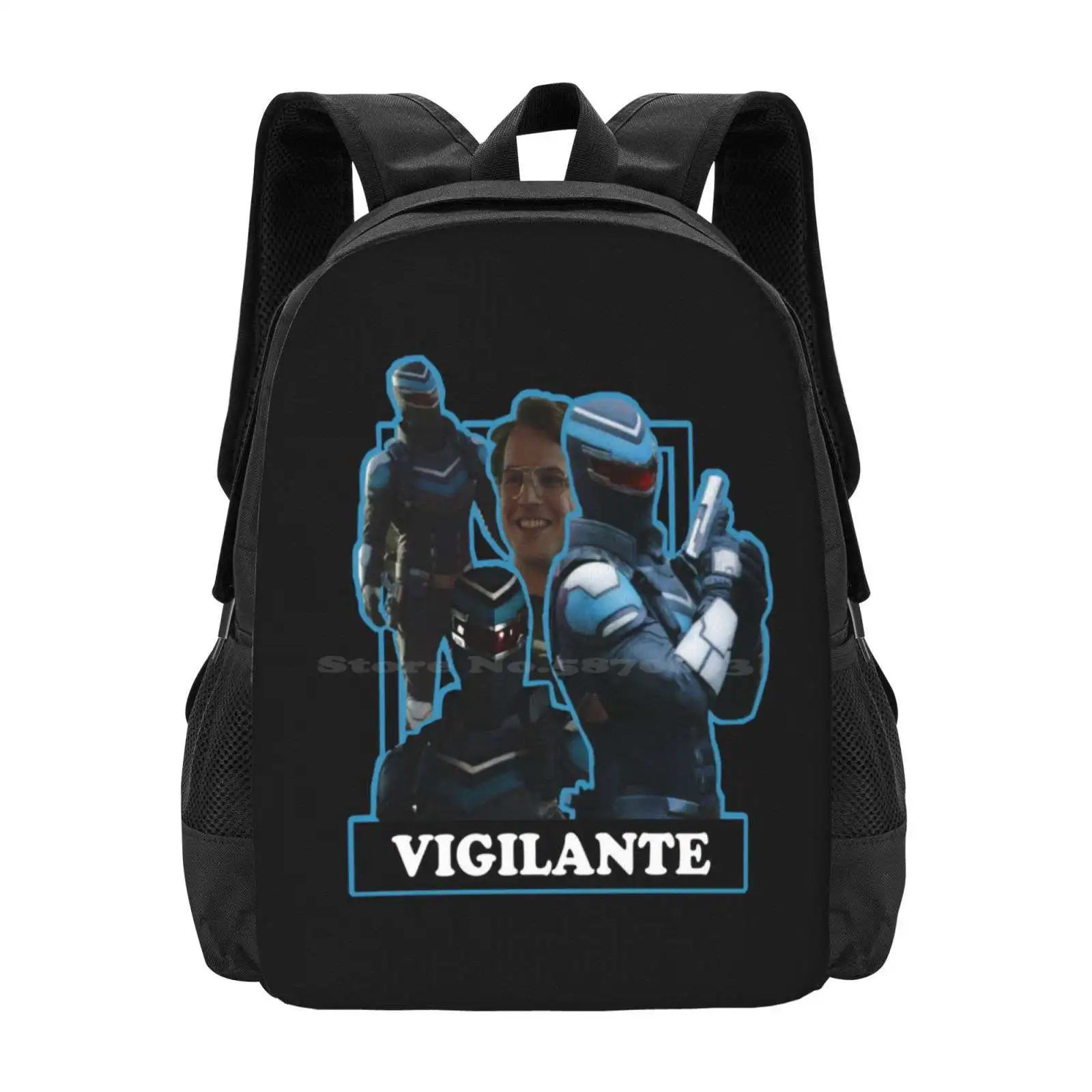 Peacemaker 3D Print Design Backpack Student Bag Peacemaker James Gunn Movie Peacemaker The Comics King Shark Eagly