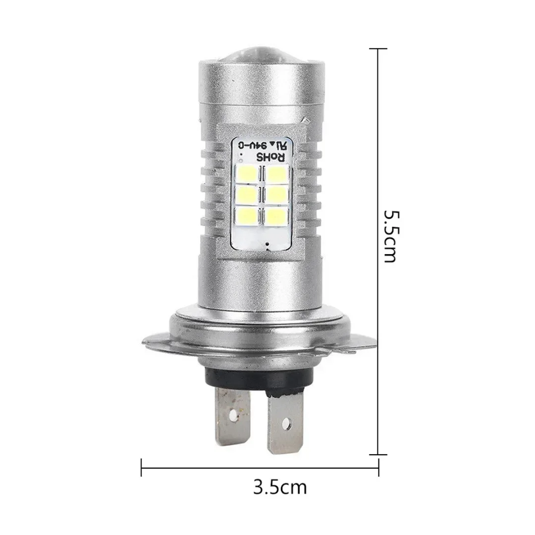 2 PCS H7 H4 LED Headlight Bulbs High Low Beam 6000K Super White Lights Car Fog Lights Auto DRL Cob Chips 12V 24V 110W