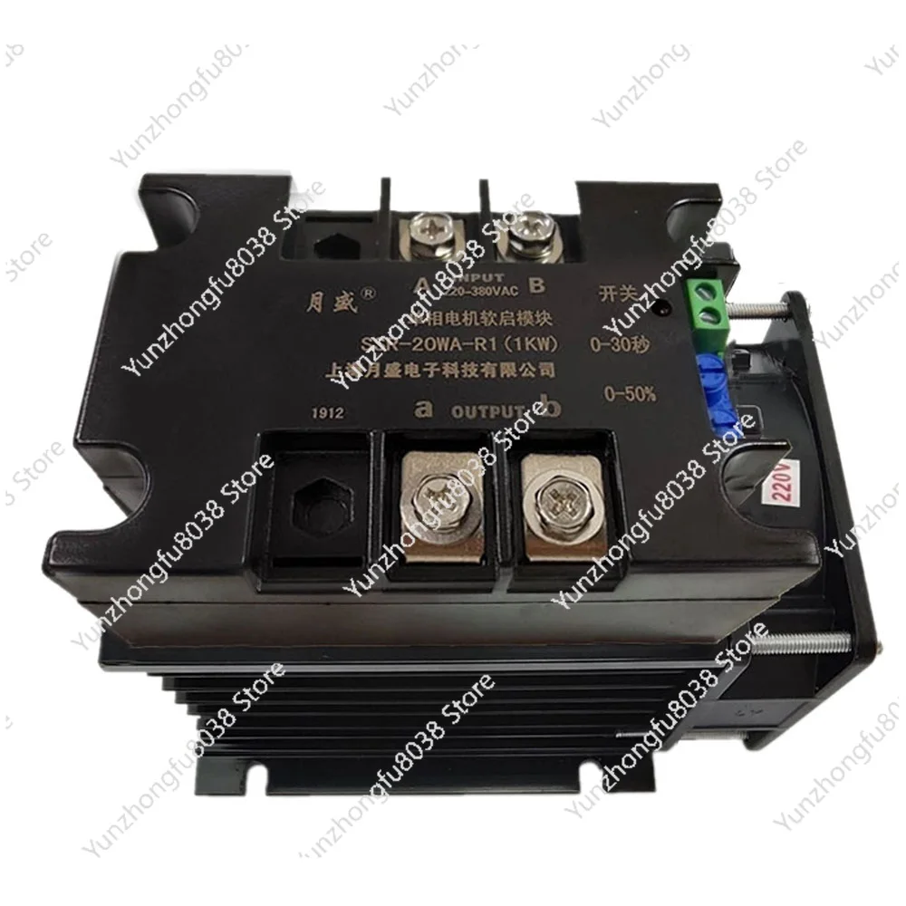 

Двигатель 220 В, плавный стартер, плавная остановка SSR-100WA-R2 (4 кВт) 4 кВт для водяного насоса, ременный конвейерный вентилятор, двигатель