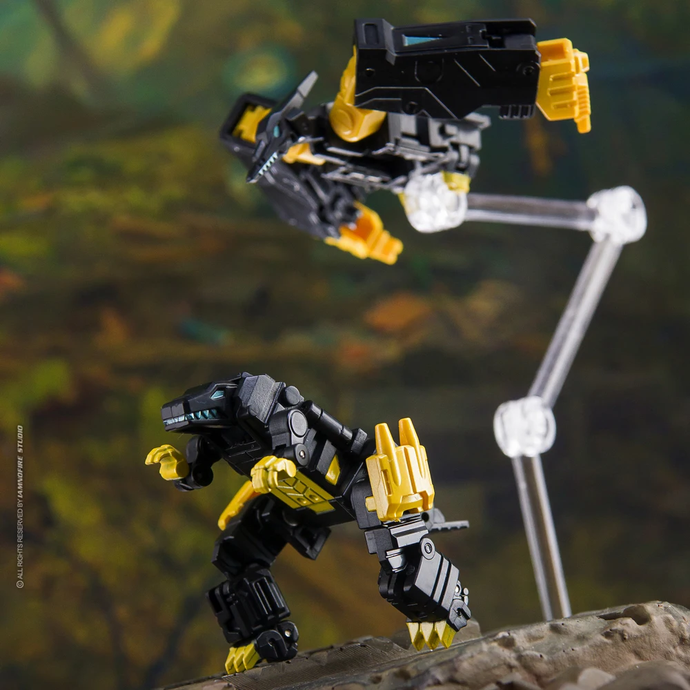 Trasformazione Dr. Wu DWE55B Black Impact Wave Tape Original Mecha Action Figureals Brinquedos Model