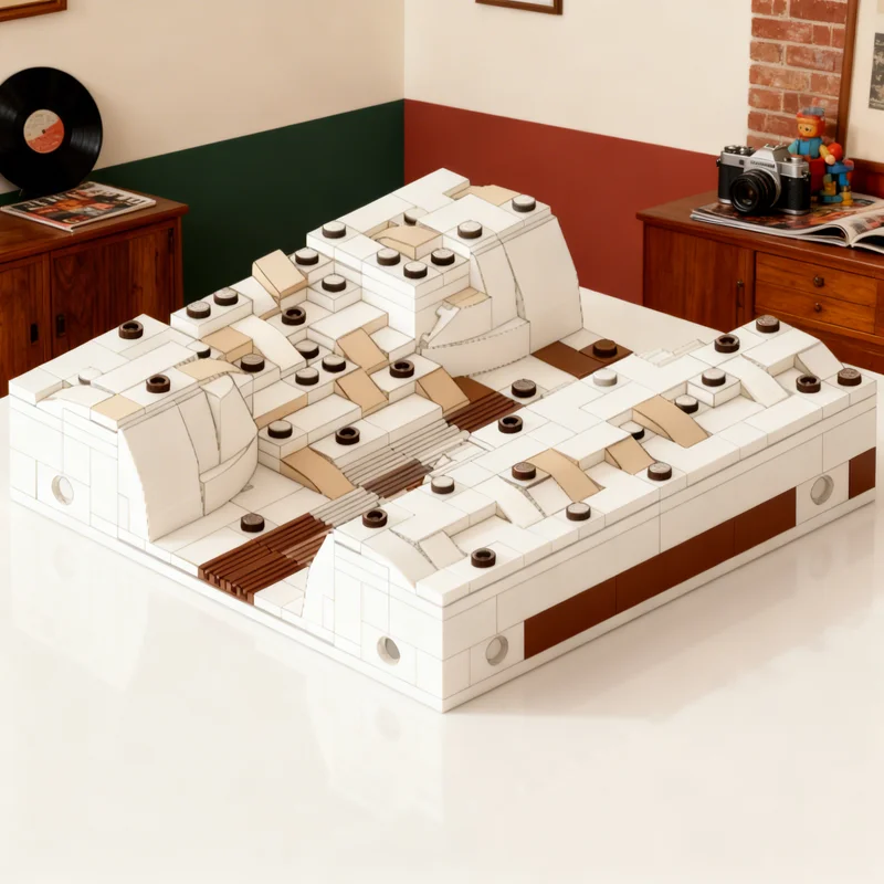 Image of 273-teiliges MOC Hoth Graben-Hang-Modell Bausteine Kreatives Bildungs-Bausteinset Geburtstags- und Weihnachtsgeschenk Spielzeug