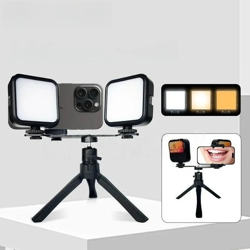 Dental Mobile Phone Photography Fill Light LED Oral Filling Lamp Treatment Photo Video Flashlight with Handle fast shipping