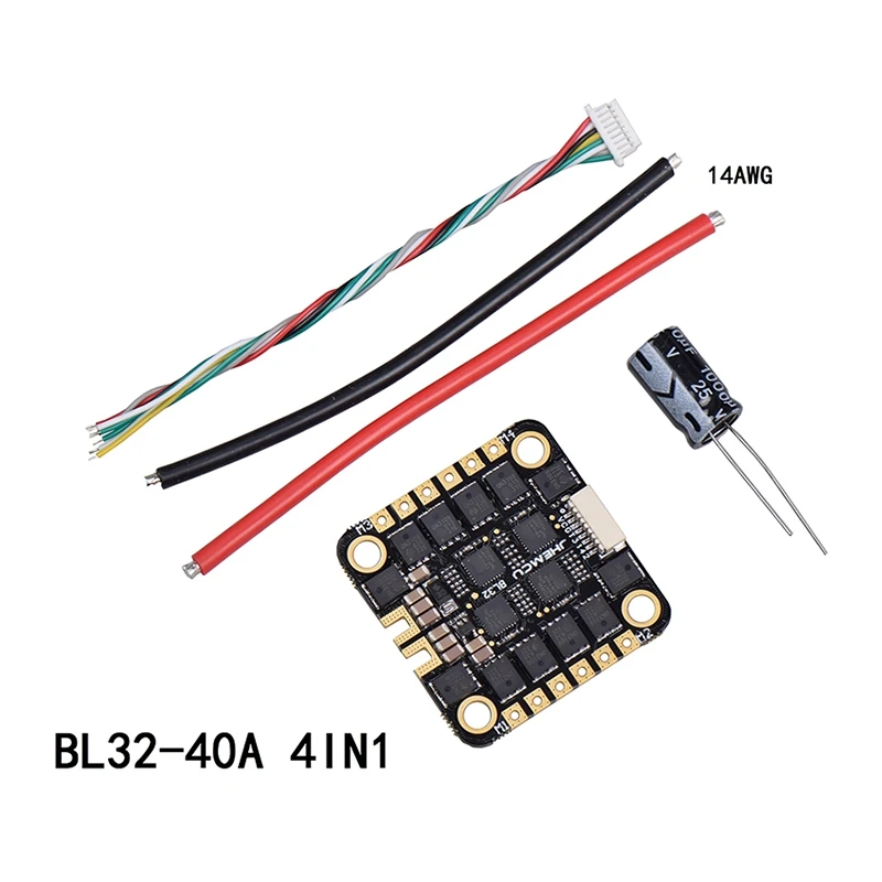 BL32-40A 3-6S Blheli 32 4 In 1 Brushless ESC Dshot1200 5V BEC 30.5X30.5MM For RC Drone FPV Racing RC Parts