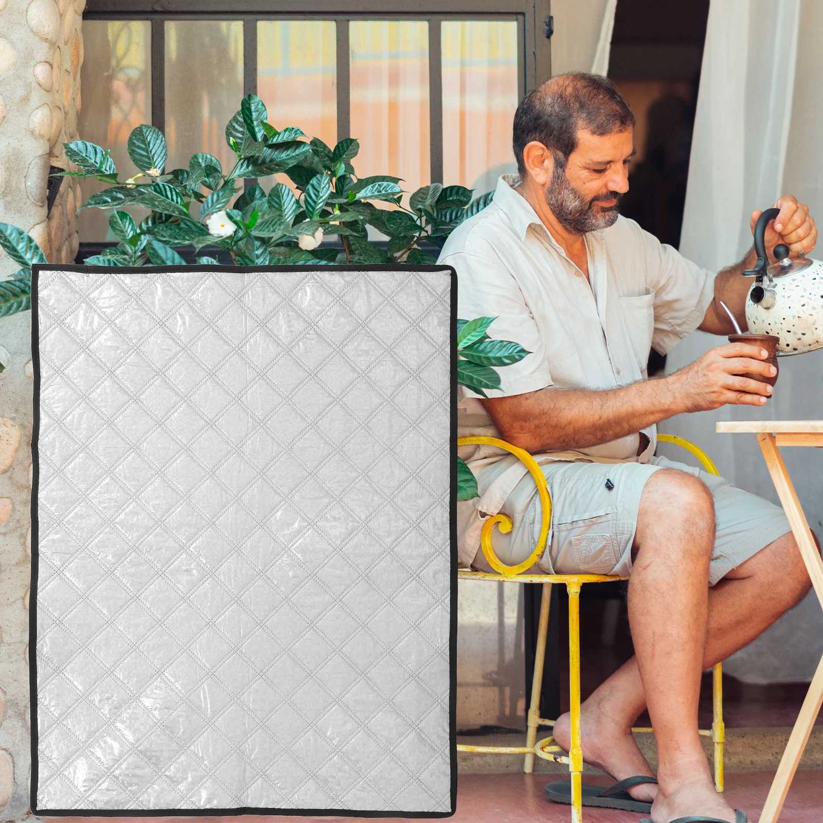 

Изолированная защита для холодильника, универсальная крышка для холодильника, водонепроницаемая солнцезащитная защита, гладкий современный вид, простая установка, поддержка еды