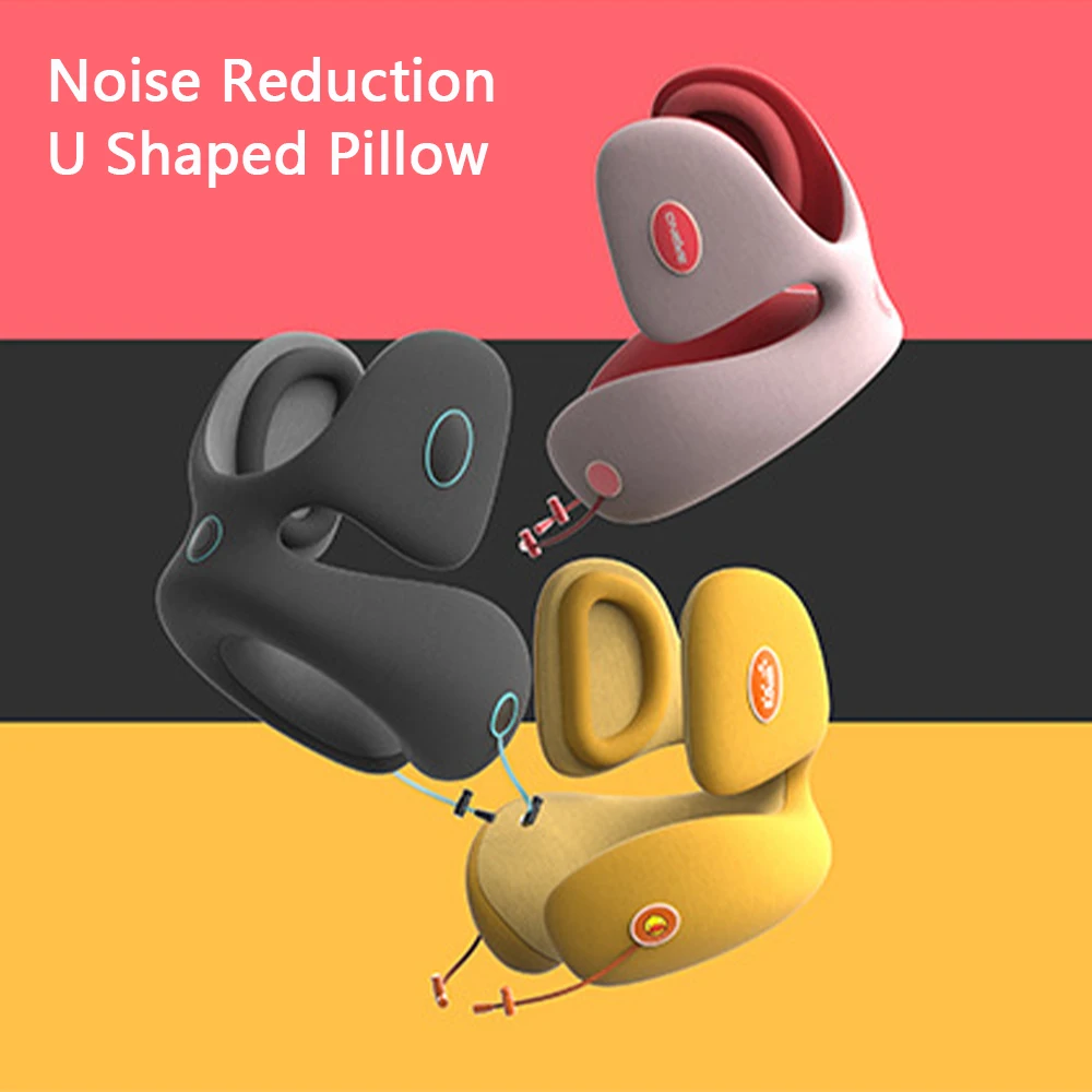 

New Design Office Car Train Plane Travel Noise Reduction U Shaped Neck Pillow Memory Foam