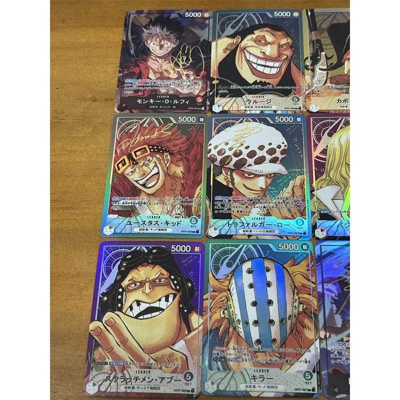 Anime One Piece DIY ACG Sexy Boys Games Toys Collectible Cards Christmas Birthday Gifts Teach Monkey D Luffy Water Law