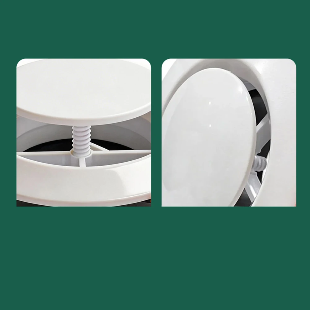 Air Conditioner Disc Ventilation Cover ABS Material Wall Ceiling Duct Mount for exhaust Cap White 75 90 100mm Opening Sizes