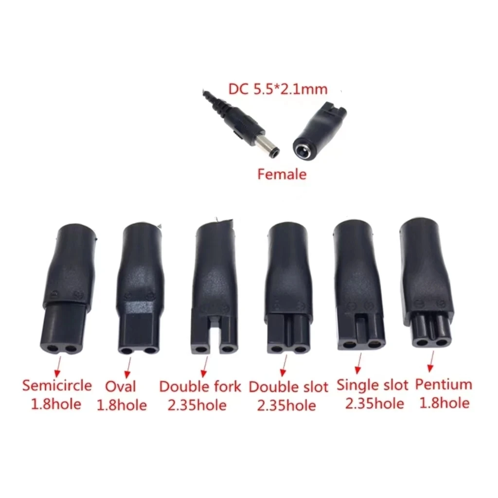 6 PCS/7 PCS /8 PCS Power Cord 5V Replacement Charger USB Adapter Suitable for All Kinds of Electric Hair Clippers