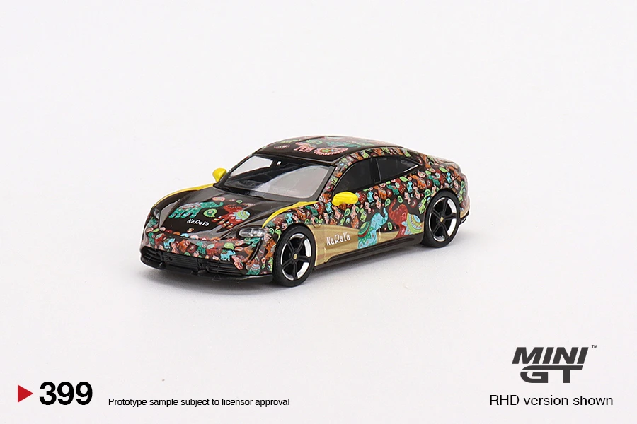 TSM MODEL MINIGT #399 1/64 rwb TAYCAN TURBO S NARAYA diecast alloy car model