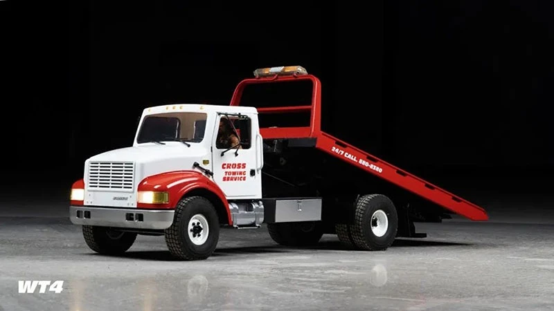 In vendita 1/10 CROSSRC WT4 Wrecker Truck di salvataggio su strada KIT modello RC per hobbisti di simulazione di veicoli