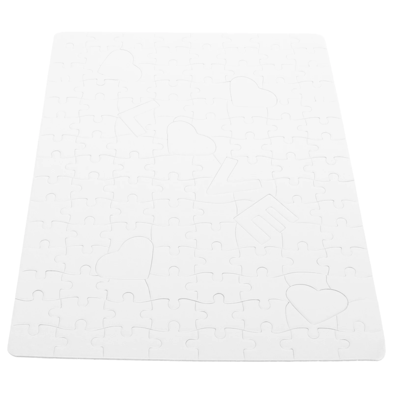 

1 Set Of Blank Jigsaw Pieces Thermal Transfer Heat Press Craft Diy Blank For Wedding Birthday Gift Sublimation Blanks Products