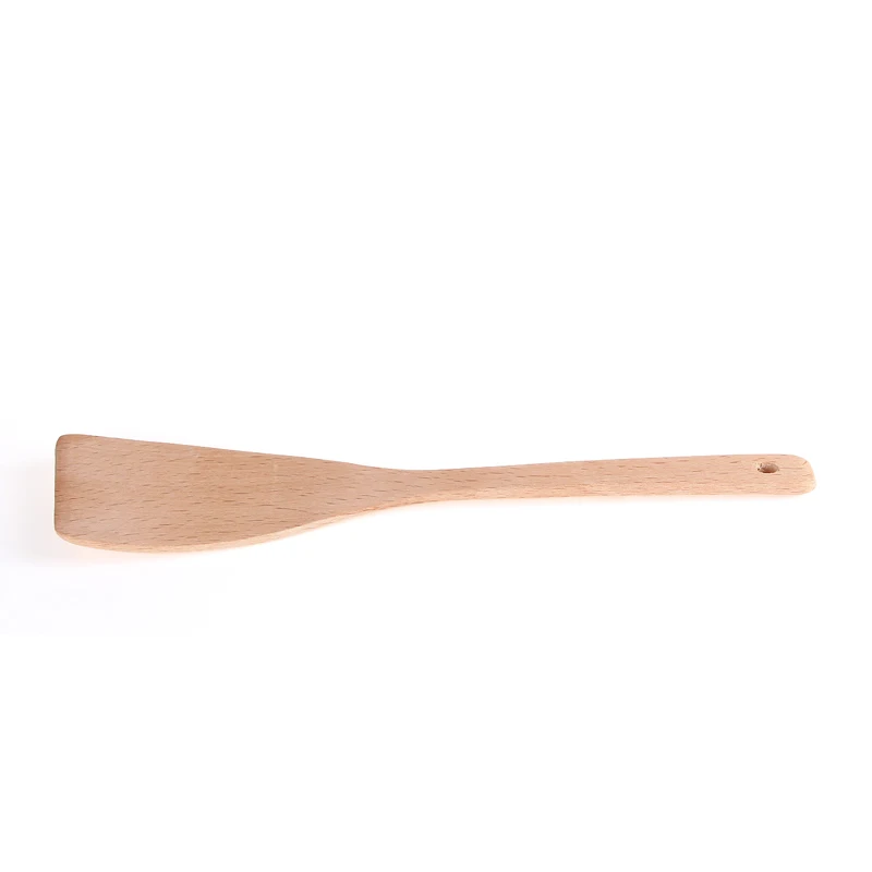 The product can be customized. Beech spatula Solid wood spatula Non-stick surface cooking spatula kitchen utensils