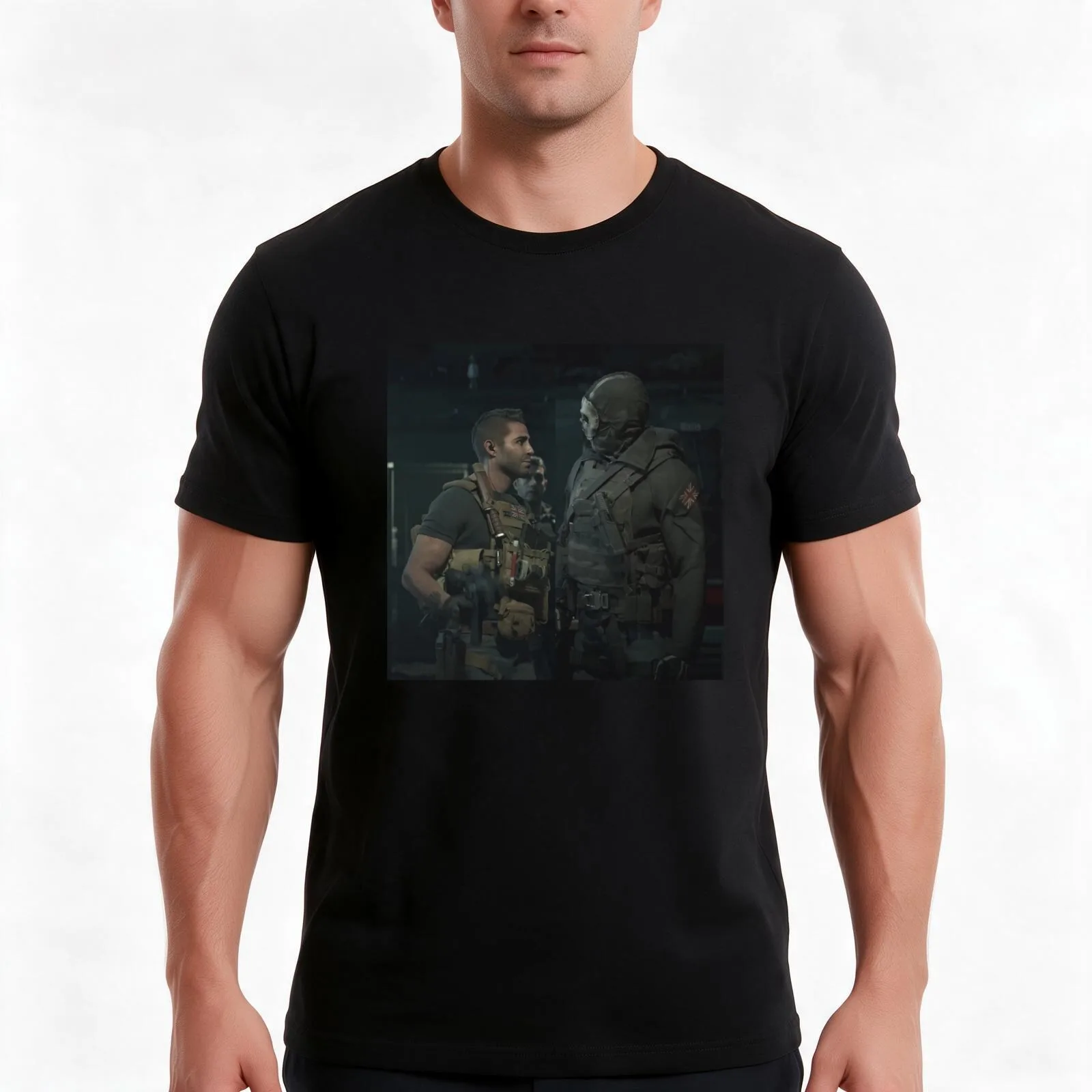simon riley john mactavish T-Shirt Summer Casual Cotton Tee Oversized Streetwear Tops Vintage Graphic Print Unisex Men Women