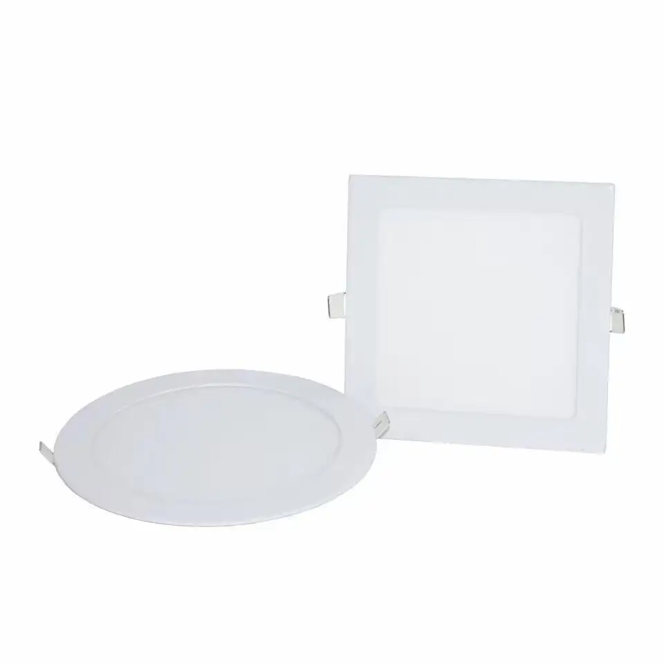 

5PCS LED Panel Light 110V 220V Dimming Brightness 6W 9W 12W 15W Recessed in LED Ceiling Downlight Light Cold Warm White Lamp