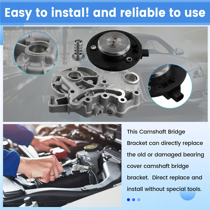 Kits de soporte de puente de árbol de levas de coche EA888 para VW Golf Passat B6 A4 A5 Skoda Seat 06L109259A 06H109257C 06H103144F