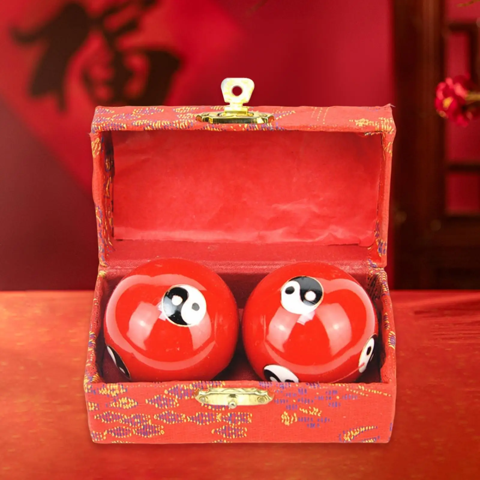 2piece Chinese Health Balls Relieve Fatigue And Promote Well-being Relaxation Baoding Balls