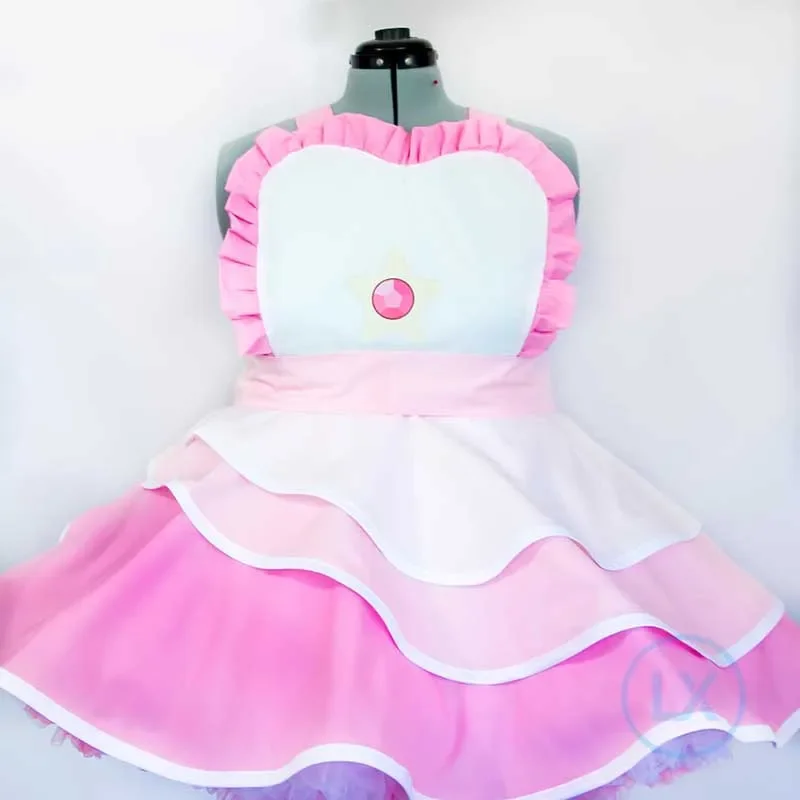 Anime Steven Universe Cosplay Costume Rose Quartz Lolita Kimono Dress Sleeveless Maid Dress Full Sets Female Halloween Gift