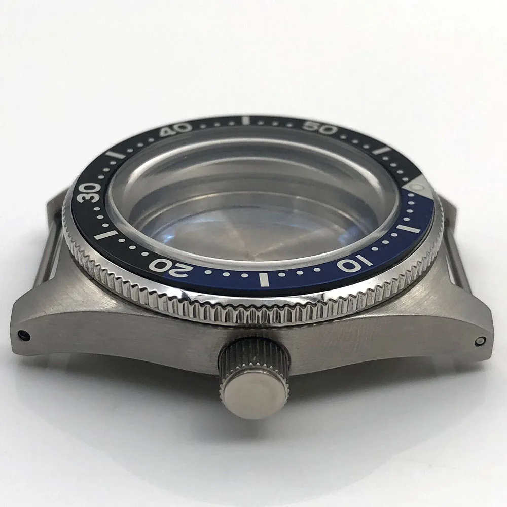 MANTA 40mm Stainless Steel Silver Case Sapphire Glass Fit NH35/NH36 Mechanical Movement Watch Parts