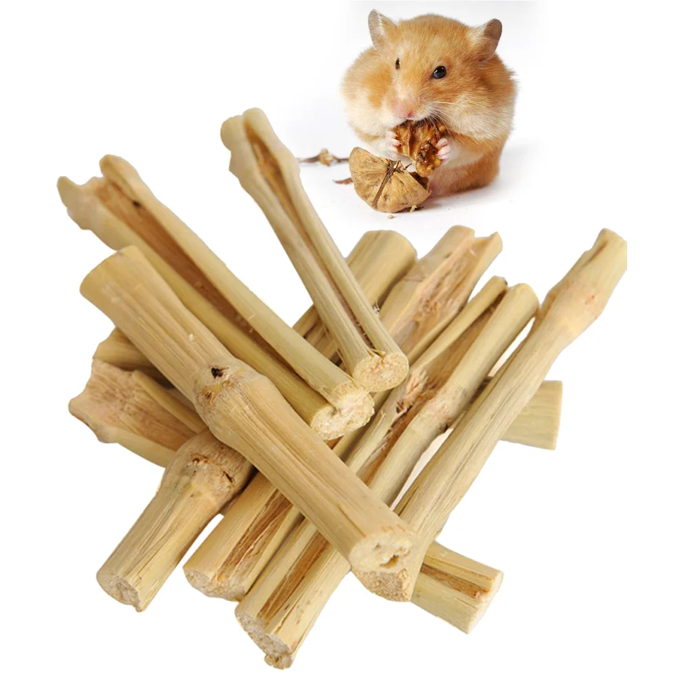 

Small Pet Snacks Treats Hamster Chew Toys Rabbit Squirrels Chewing Stick Molar Rod for Chinchilla