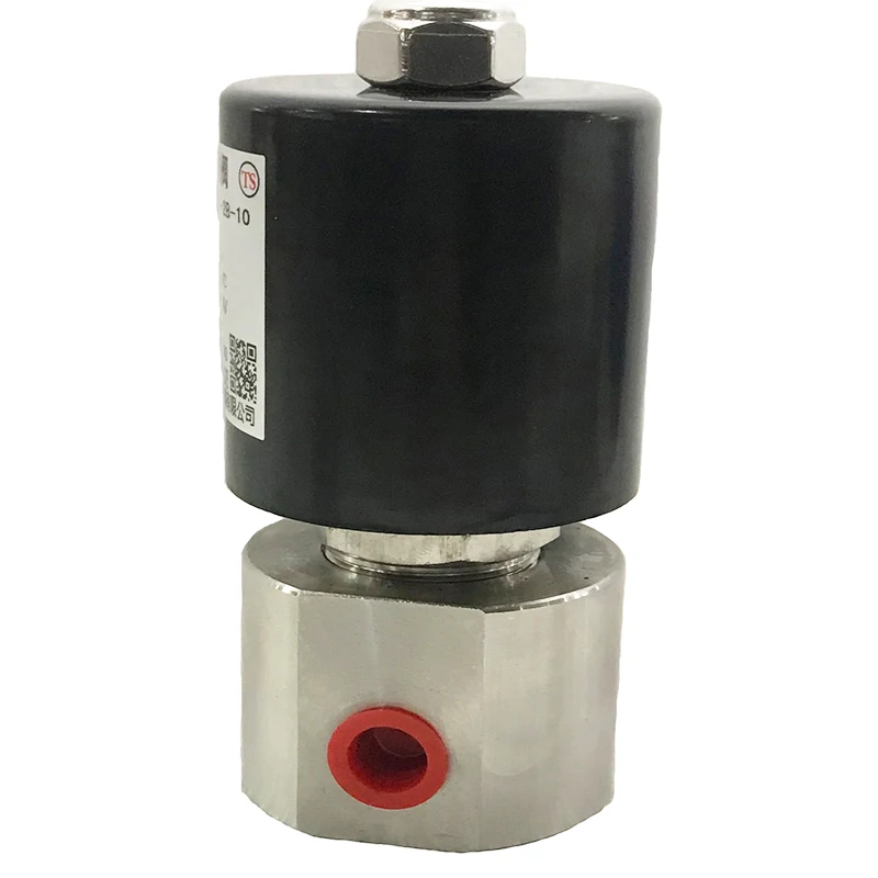 100bar 10MPa 2 way Nitrous oxide high pressure solenoid valve 1/4 3/8 24V Orifice 2mm SS304 DN2 normally close