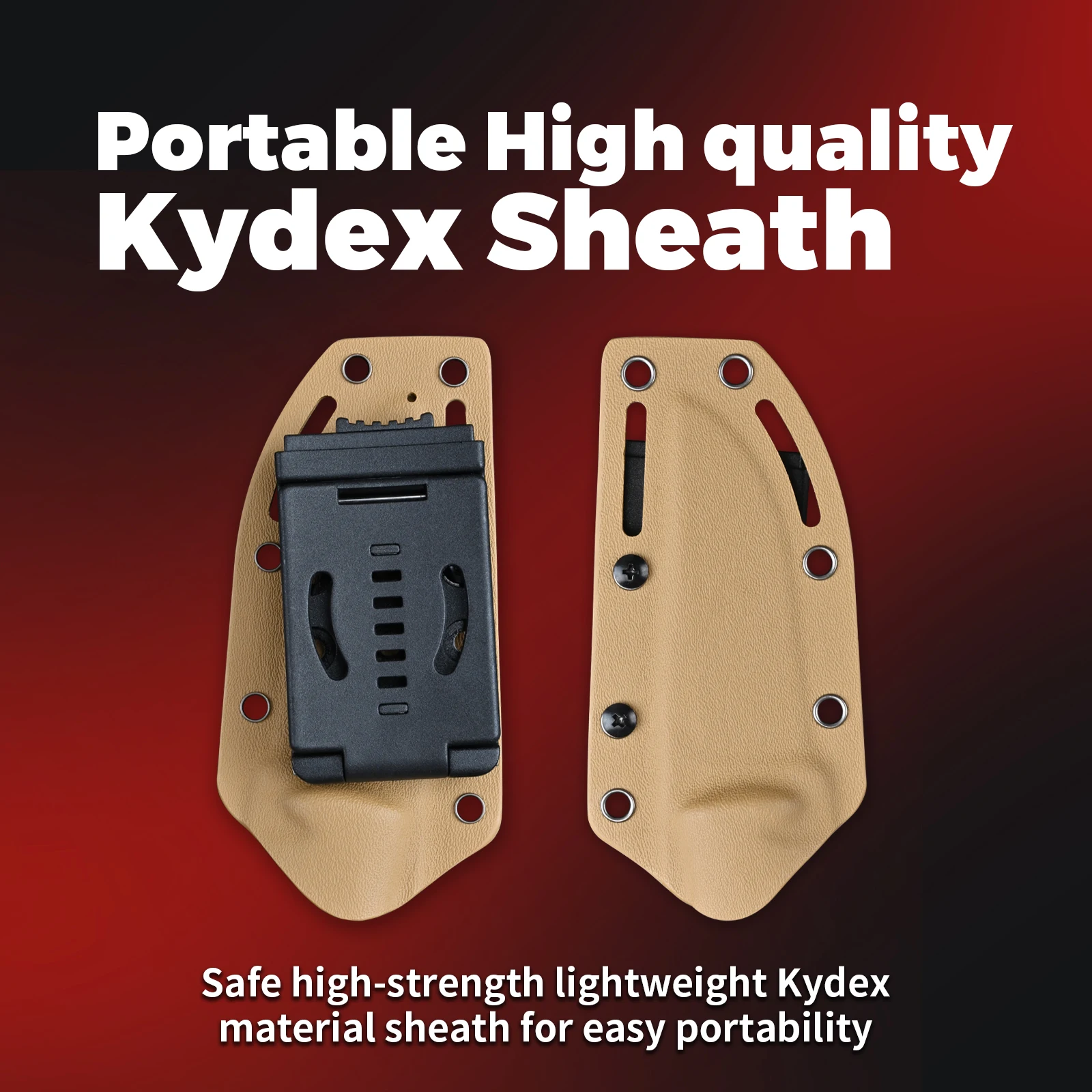 SDOKEDC Outdoor Edc Fixed Blade Knife Camping Backpacking Survival Convenient Pocket Straight Sharp Knife Mens Gift Multitool